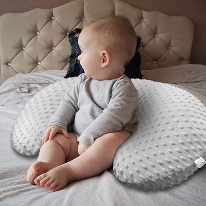 iEvolve Minky Nursing Pillow Cover Breast Feeding Pillow Cover Slipcover U Shape for Baby Boy Girl,Cover Only(Butterfly)