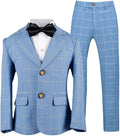 Boys Suit for Kids Tuxedo Suits for Wedding Formal Suit Set Toddler Boy Dress Outfit with Shirt and Tie