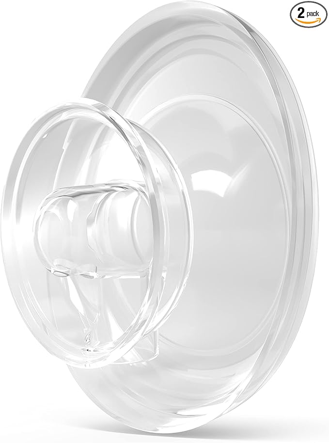 Elvie Stride Breast Pump Breast Shield - 28mm - Nipple Flange for Pumping Breast Milk - Accessories & Breastfeeding Essentials for Electric Pumps - BPA Free, Dishwasher Safe - 2 Pack