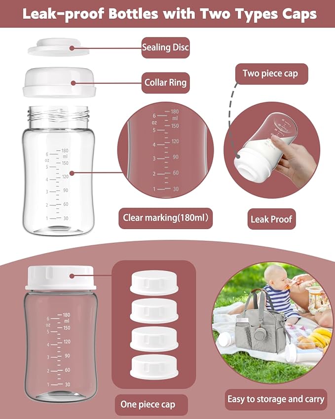 4packs 25mm Full Breast Replacement Pump Parts for Spectra S1 S2 9 Plus Synergy Gold Include 13mm Flange,Valve,Backflow Protector,Tube,Bottle,Caps, Fit for Motif Luna Cimilre Ameda MYA Pump