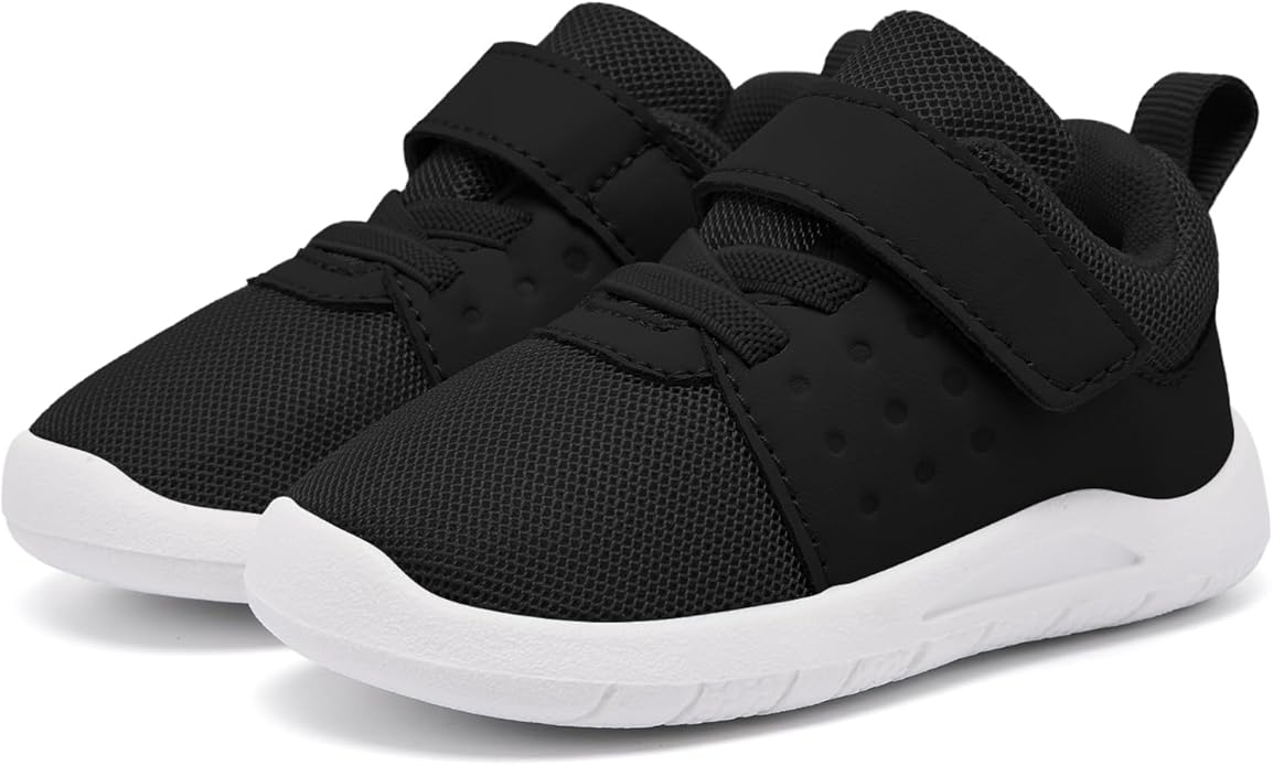 MORENDL Toddler Baby Shoes 0-4 Years Boy Girl Lightweight Breathable Non-Slip Sports Sneakers Running Walking Tennis Barefoot Shoes