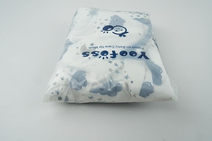 Yoofoss Baby Pajamas 100% Cotton Baby Sleepers for Newborn 0-3 3-6 6-9 Months Boys Girl Clothes 3pcs Footed PJs