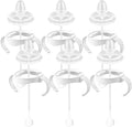 Spout Sippy Cup Conversion Kit for Philips Avent Natural Baby Bottles, Soft top and Weighted Transition Cup Kit with Handles, Pack of 6
