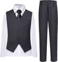 Boys Vest Set Formal Dress Suits Wedding Outfit Dresswear