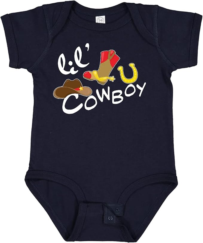 inktastic Lil' Cowboy Baby Bodysuit