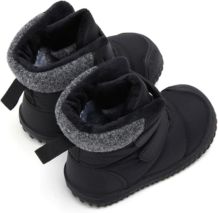 BMCiTYBM Toddler Baby Winter Snow Boots Boy Girl Faux Fur Warm Non Slip First Walking Infant Shoes