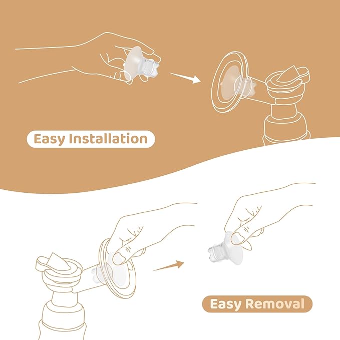 Flange Inserts 17mm Compatible with Medela/Spectra/TSRETE/Elvie/Momcozy/Bellababy Breast Pump 24mm Shields/Flanges, Reduce 24mm Nipple Tunnel Down to 17 mm, 4PCS
