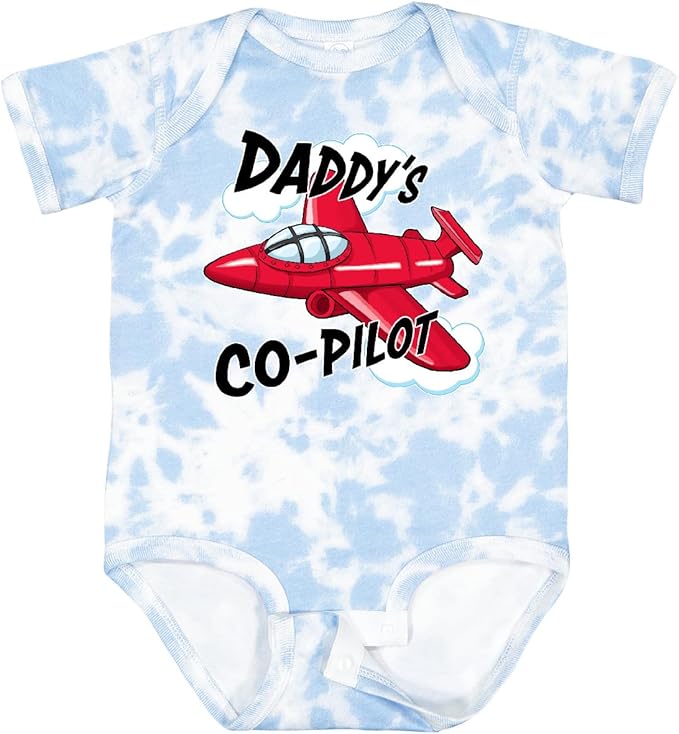inktastic Daddys Co-Pilot for Fathers Day Baby Bodysuit