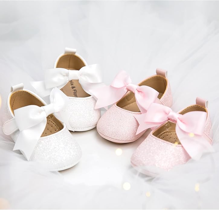 Soft Sole Baby Shoes - Infant Baby Walking Shoes Moccasins Rubber Sole Crib Shoes