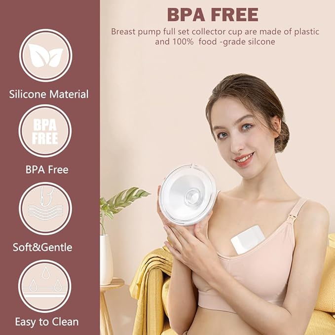 2pcs Silicone Flange 21mm Compatible with Momcozy S12 Pro/S9 Pro/S12 Breast Pump,TSRETE S12/Kmaier S12 Wearable Breast Pumps, Shield 21mm Flange Parts