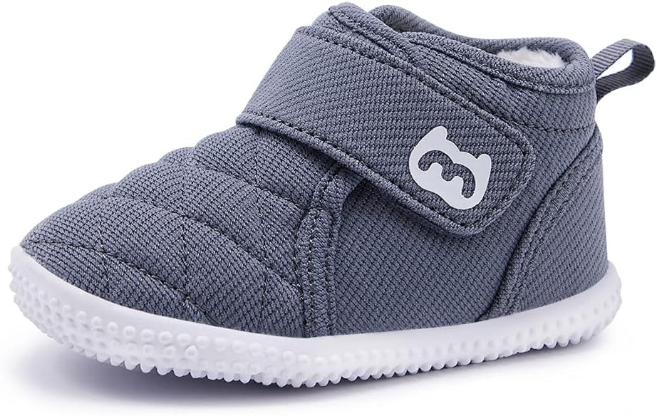 BMCiTYBM Toddler Baby Winter Snow Boots Boy Girl Faux Fur Warm Non Slip First Walking Infant Shoes