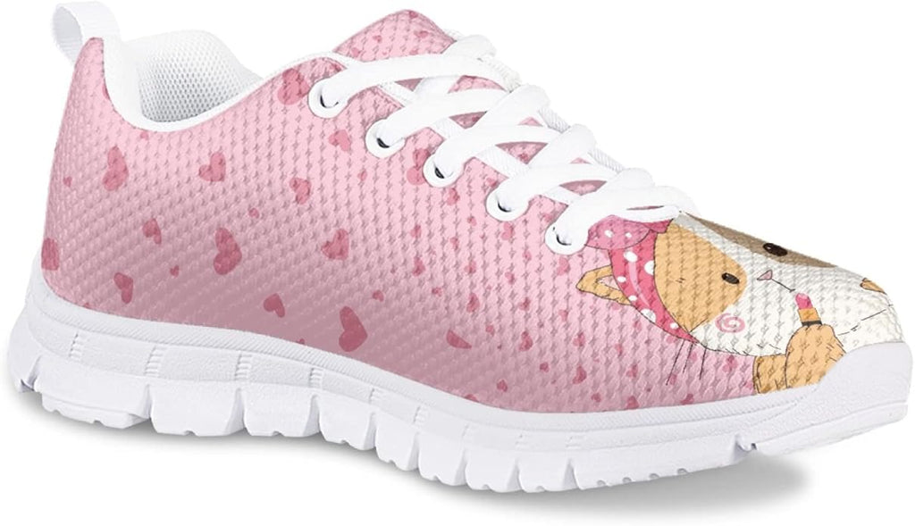 MARSVOVO First Shoes for Walking Boy Girl Athletic Lightweight Flexible Lace-up Breathable Running Shoes Casual Classic Comfortable Non Slip Play Sport Learning to Walk Toddler Girl Sneakers