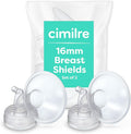 Cimilre 16MM Breast Shields, Spare & Replacement Breast Shields for The Cimilre Breast Pump, Comfortable Breast Pump Parts for Nursing Moms, 16MM Shields (Set of 2)