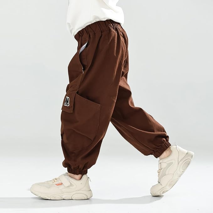 MINI PANDA Toddler Pants Boys& Girls, Relaxed Stretch Twill Toddler Casual Pants