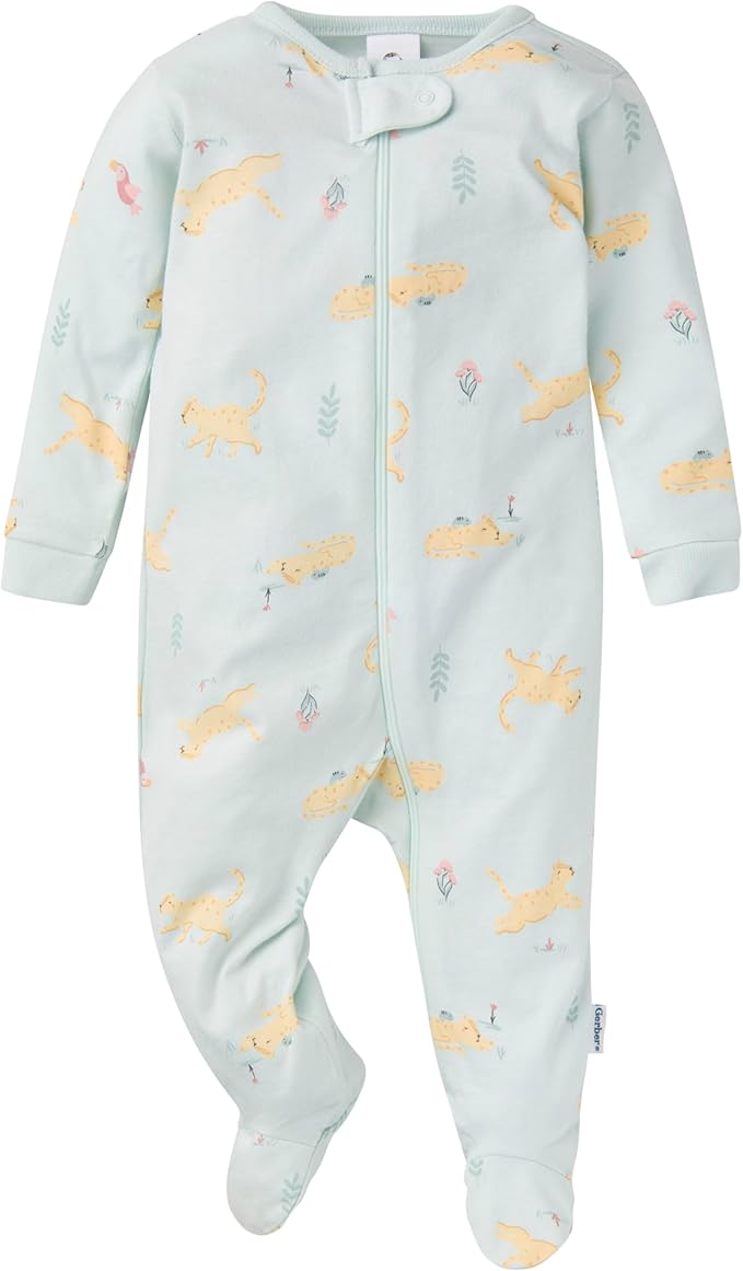 Gerber Baby Girls 4 Pack Sleep 'N Play Footie