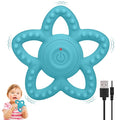 Vibrating Sensory Chew Toy, Teether Teething Toys for Baby 6-18 Months, Sensory Toys for Kids with Autism&Toddler Travel Essential - 3X Vibration Settings, Gifts for Boys Girls