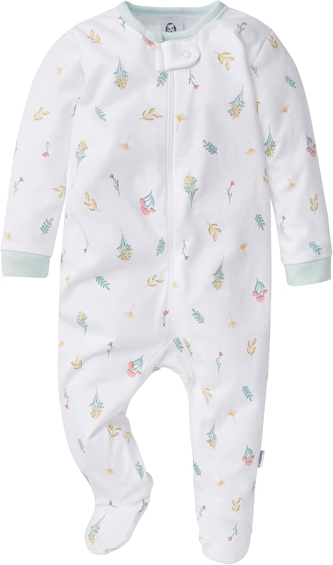 Gerber Baby Girls 4 Pack Sleep 'N Play Footie
