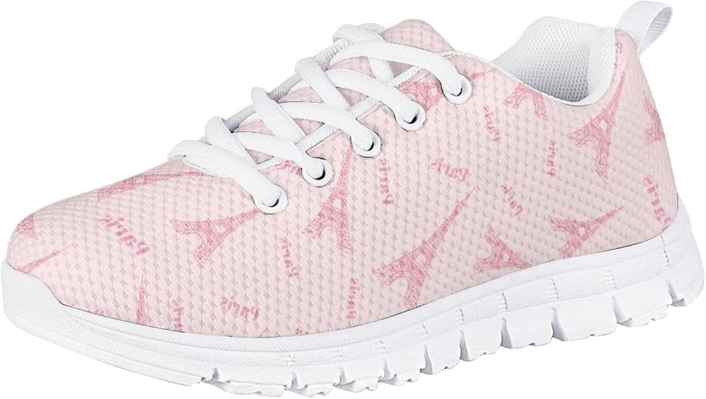 MARSVOVO First Shoes for Walking Boy Girl Athletic Lightweight Flexible Lace-up Breathable Running Shoes Casual Classic Comfortable Non Slip Play Sport Learning to Walk Toddler Girl Sneakers