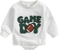 VISGOGO Newborn Infant Baby Boy Girls Oversized Romper Little Dude Sweater Onesie Coming Home Outfit Neutral Clothes