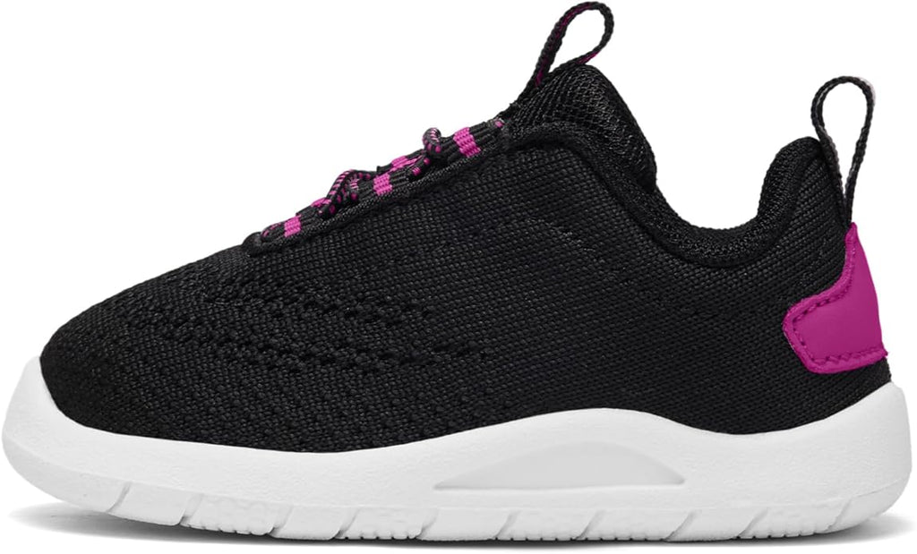 MORENDL Toddler Slip On Sneakers Baby Walking Shoes Non-Slip Breathable Unisex Pink Mesh Lace-Up Athletic Sneakers Infant Running Shoes