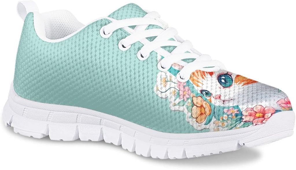 MARSVOVO First Shoes for Walking Boy Girl Athletic Lightweight Flexible Lace-up Breathable Running Shoes Casual Classic Comfortable Non Slip Play Sport Learning to Walk Toddler Girl Sneakers