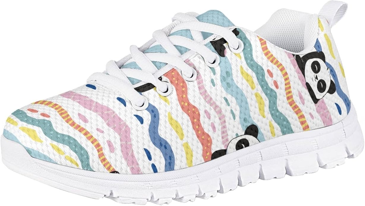 MARSVOVO First Shoes for Walking Boy Girl Athletic Lightweight Flexible Lace-up Breathable Running Shoes Casual Classic Comfortable Non Slip Play Sport Learning to Walk Toddler Girl Sneakers