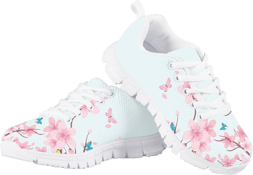 MARSVOVO First Shoes for Walking Boy Girl Athletic Lightweight Flexible Lace-up Breathable Running Shoes Casual Classic Comfortable Non Slip Play Sport Learning to Walk Toddler Girl Sneakers