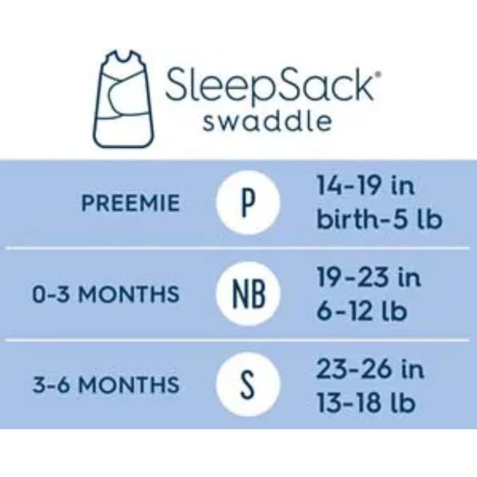 HALO 100% Cotton Sleepsack Swaddle, 3-Way Adjustable Wearable Blanket, TOG 1.5, Heather Grey, Small, 3-6 Months