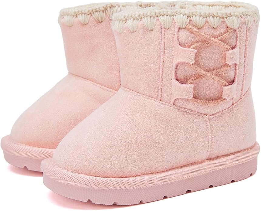 BMCiTYBM Girls Boys Snow Boots Warm Winter Fur Lined Baby Shoes (Infant/Toddler/Little Kid)