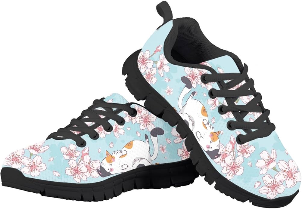 MARSVOVO First Shoes for Walking Boy Girl Athletic Lightweight Flexible Lace-up Breathable Running Shoes Casual Classic Comfortable Non Slip Play Sport Learning to Walk Toddler Girl Sneakers