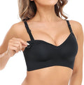 Momcozy Nursing Bras for Breastfeeding, YN21 Seamless Ultra Comfort Maternity Bra, Natural Shape, Pregnancy Sleep Bralette
