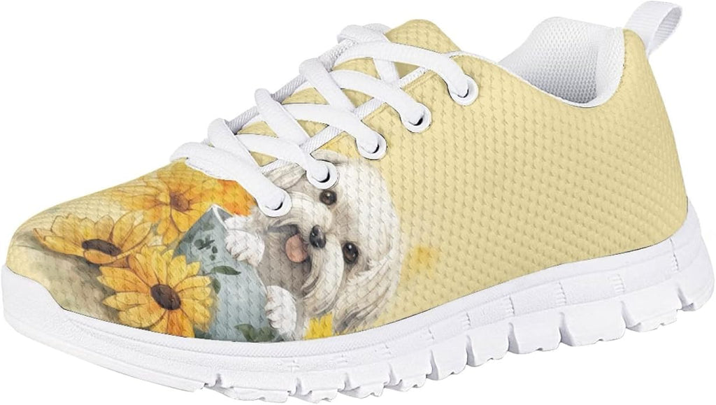 MARSVOVO First Shoes for Walking Boy Girl Athletic Lightweight Flexible Lace-up Breathable Running Shoes Casual Classic Comfortable Non Slip Play Sport Learning to Walk Toddler Girl Sneakers