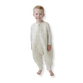 Tealbee Dreamsuit Toddler Sleep Sack with Feet – Walker Sleep Bag with Legs, Rayon made from Bamboo, All Season 1.2 TOG, 2-Way Zipper, 12m-2T - Moons&Stars