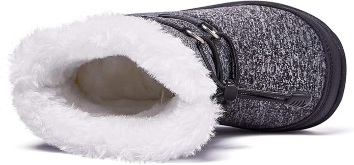BMCiTYBM Toddler Baby Snow Boots Winter Shoes Boys Girls Cold Weather Baby Faux Fur Shoes