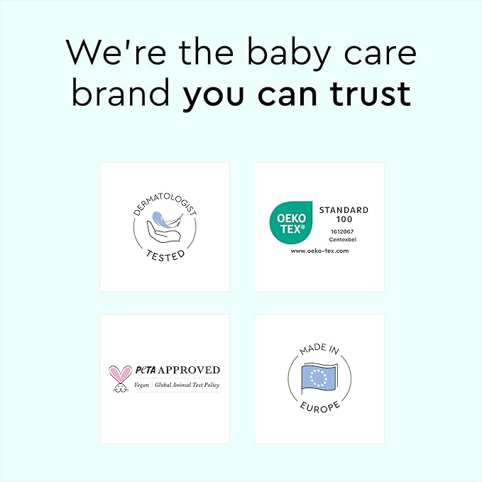 LILLYDOO Baby Diapers - Size 2 (9-18 lbs), Half-Monthly Supply (102 Count), Leak Protection, Skin-Friendly, Ultrasoft, Perfume- & Chlorine-Free, Hypoallergenic, Dermatologist Tested, Oeko-TEX®