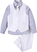 Boys Vest Set Formal Dress Suits Wedding Outfit Dresswear