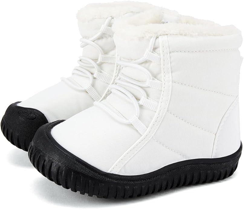 BMCiTYBM Toddler Baby Snow Boots Winter Shoes Boys Girls Cold Weather Baby Faux Fur Shoes