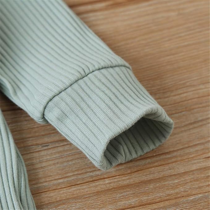 Kuriozud Newborn Infant Unisex Baby Boy Girl Clothes Button Romper Jumpsuit Basic One Piece Outfits