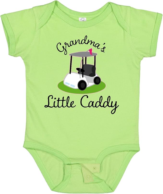 inktastic Grandma's Little Caddy Golf Baby Bodysuit