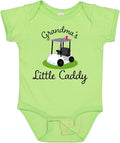 inktastic Grandma's Little Caddy Golf Baby Bodysuit