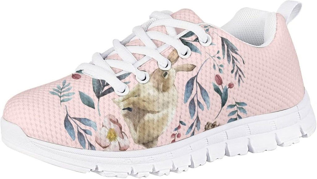 MARSVOVO First Shoes for Walking Boy Girl Athletic Lightweight Flexible Lace-up Breathable Running Shoes Casual Classic Comfortable Non Slip Play Sport Learning to Walk Toddler Girl Sneakers