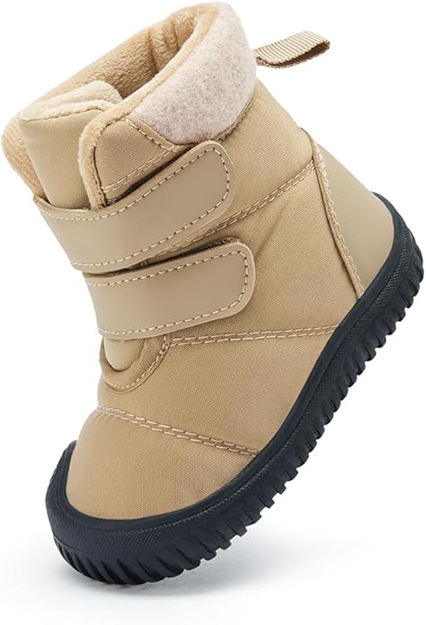 BMCiTYBM Toddler Baby Winter Snow Boots Boy Girl Faux Fur Warm Non Slip First Walking Infant Shoes