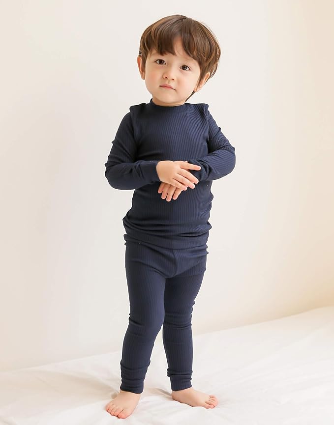 VAENAIT BABY 6M-12Y Infant Kids Toddler Junior Girls Soft Comfy Modal Tencel Shirring Sleepwear Pajamas 2pcs Set