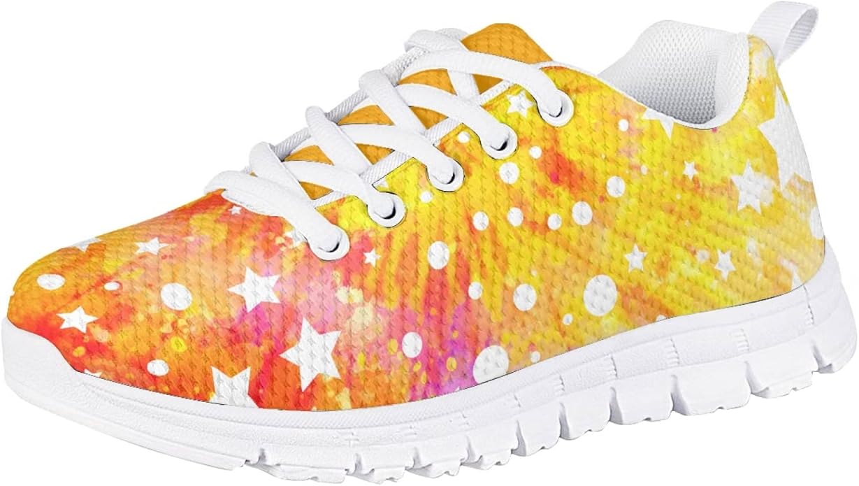 MARSVOVO First Shoes for Walking Boy Girl Athletic Lightweight Flexible Lace-up Breathable Running Shoes Casual Classic Comfortable Non Slip Play Sport Learning to Walk Toddler Girl Sneakers