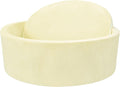 Foam Baby Ball Pit, 35.4"x 11.8" Ball Pits for Toddlers, Soft Round Kiddie Playpen Ball Pool for Kids with Soft Memory Sponge, Ideal Gift for Babies Indoor and Outdoor Game,Apricot Yellow(No Balls)