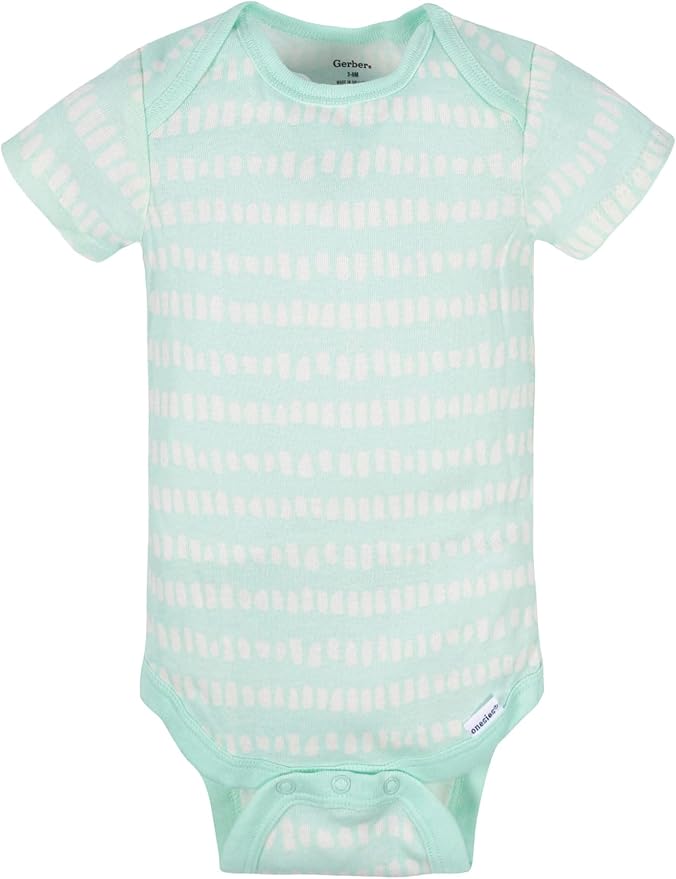 Gerber unisex-baby 8-pack Short Sleeve Onesies Bodysuits