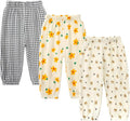 MYGBCPJS Baby Boys Girls Cotton Linen Trousers Kids Casual Ankle Pants Loose Long Bloomers