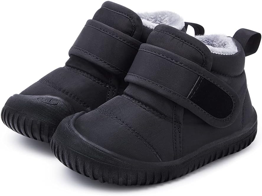 BMCiTYBM Toddler Baby Snow Boots Winter Shoes Boys Girls Cold Weather Baby Faux Fur Shoes