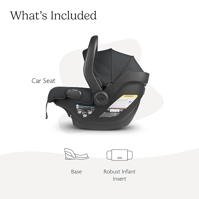 UPPAbaby Mesa V2 Infant Car Seat/Easy Installation/Innovative SmartSecure Technology/Base + Robust Infant Insert Included/Direct Stroller Attachment/Jake (Charcoal)