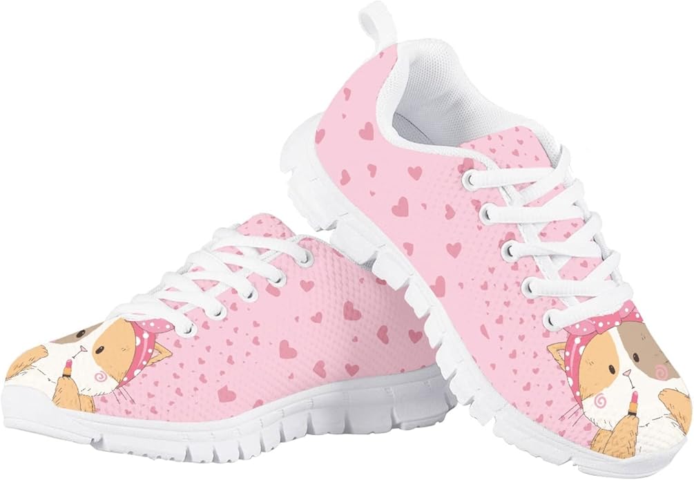 MARSVOVO First Shoes for Walking Boy Girl Athletic Lightweight Flexible Lace-up Breathable Running Shoes Casual Classic Comfortable Non Slip Play Sport Learning to Walk Toddler Girl Sneakers